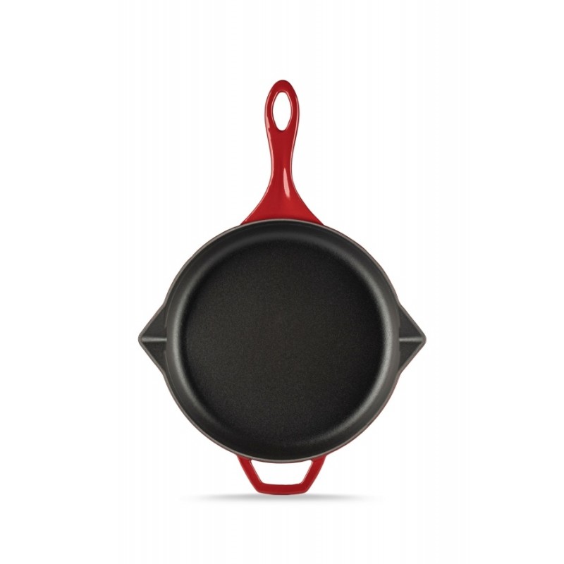 Emailitud malmpann, Rubin, Ф24cm - Malmpann