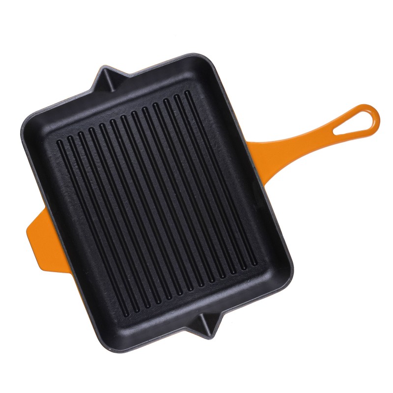 Emailitud malmist grillpann Solagio, Dijon, 26x32cm - Malmpann