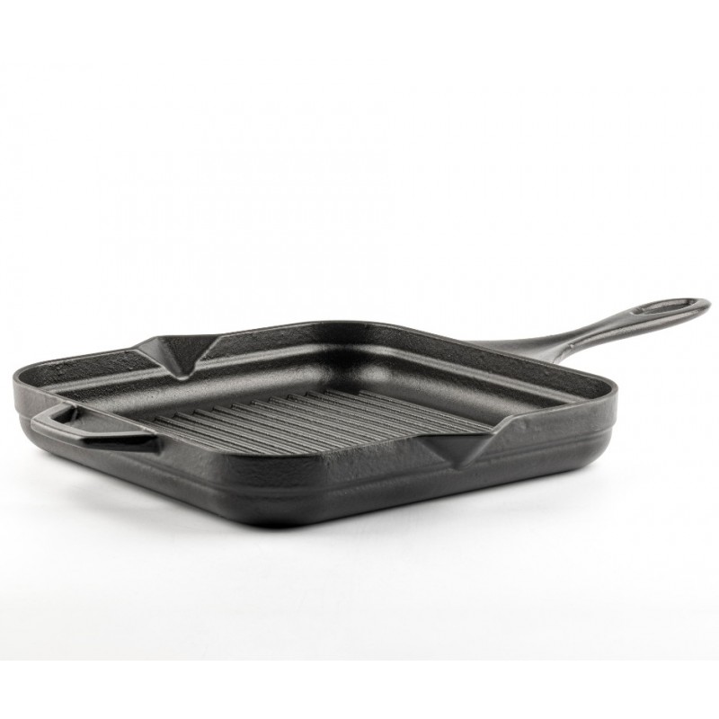 Emailitud malmist grillpann Solagio, Black Onyx, 28x28cm - 